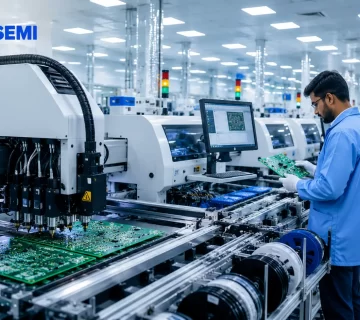 OEM PCB manufacturing services India with automated SMT production line