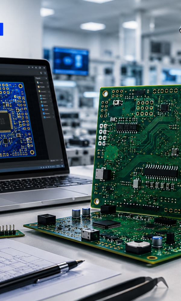 Printed circuit board company with automated PCB assembly production line