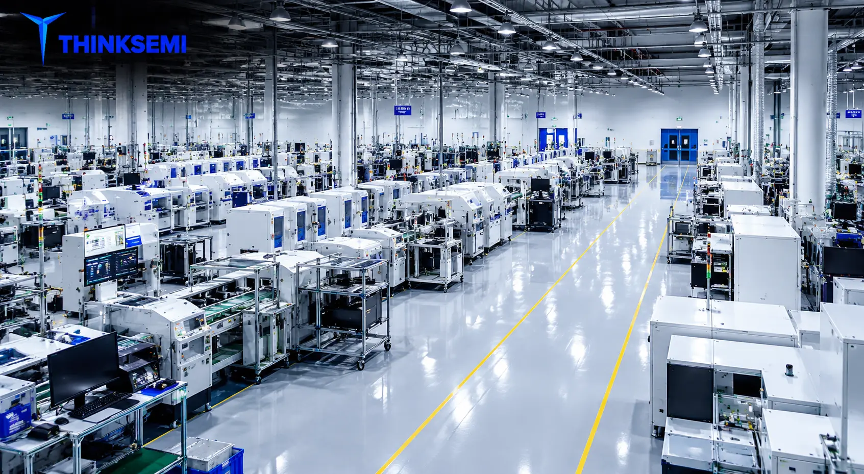 Top electronic manufacturing service in India with automated PCB assembly line