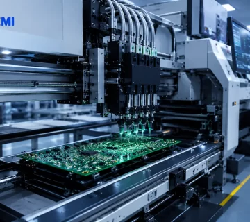 SMT assembly process with automated PCB manufacturing machines